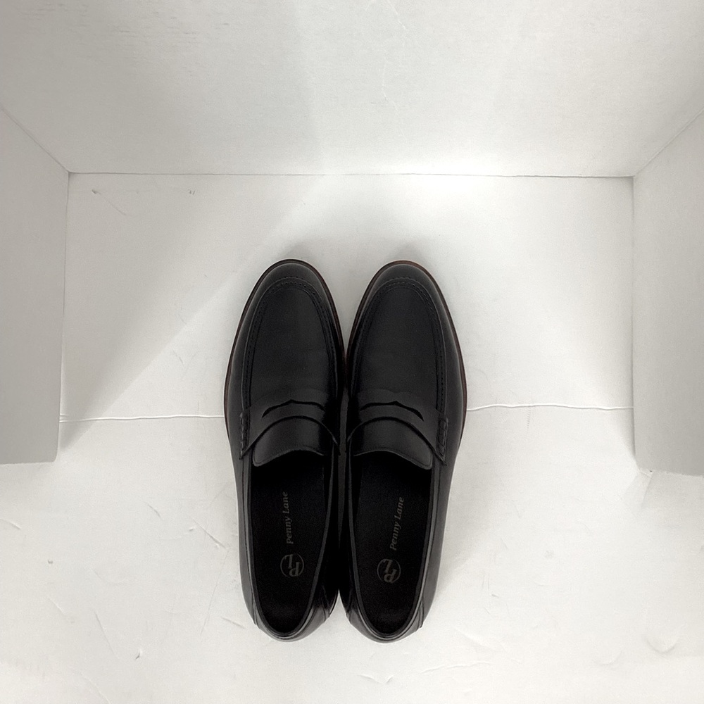 Black dressy loafers Penny Lane loafers 11.5